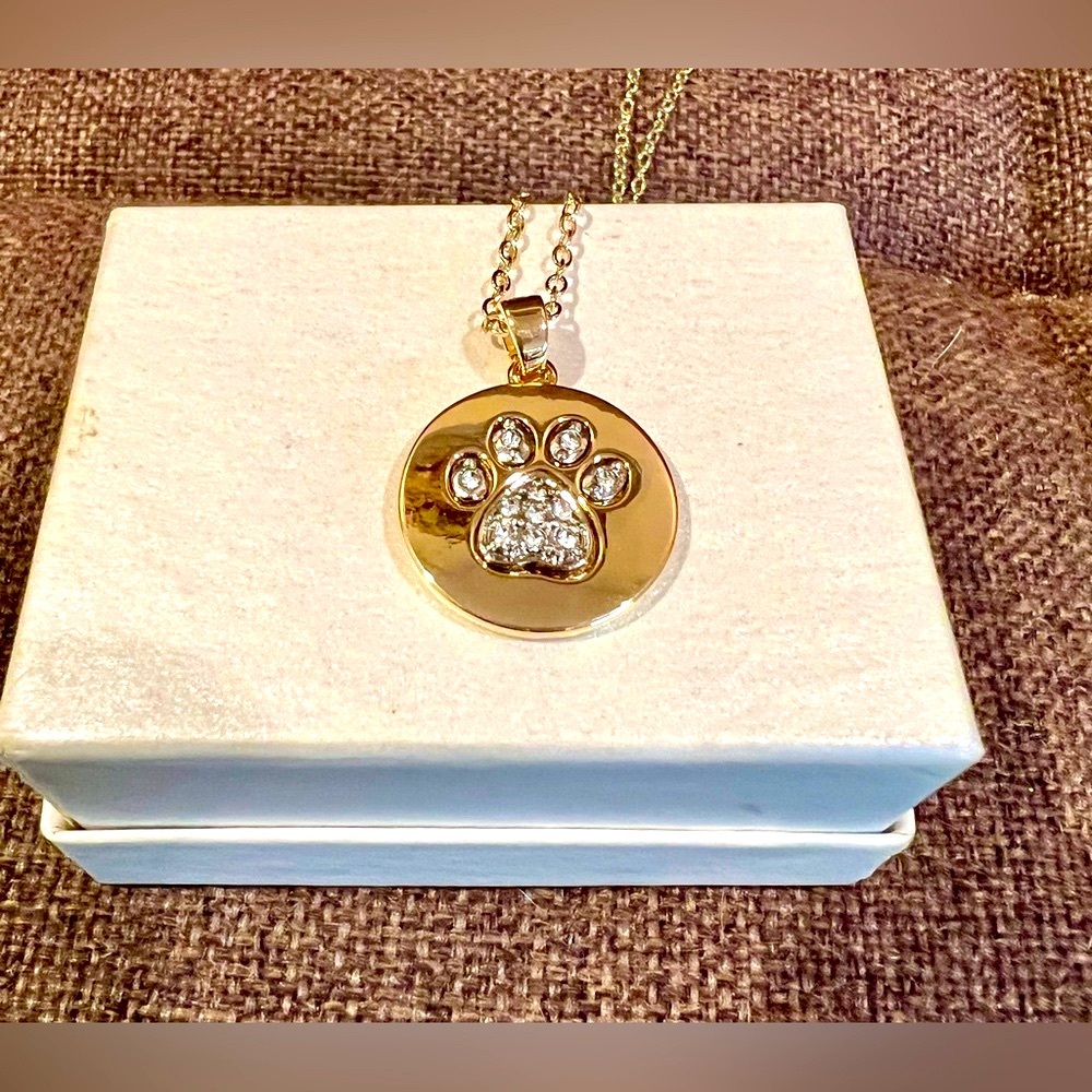 Paw print 🐾 necklace